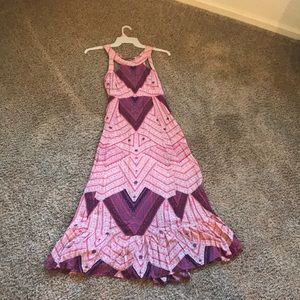 Free People bohemian maxi dress